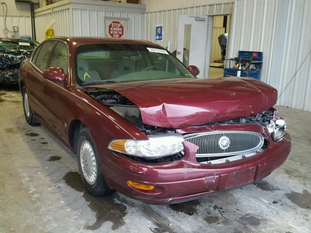 1G4HP54K9Y4141138 - 2000 BUICK LESABRE CU BURGUNDY photo 1