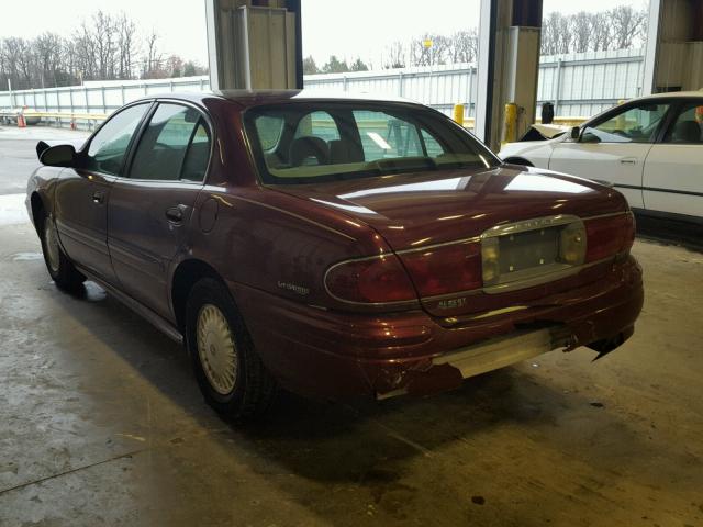 1G4HP54K9Y4141138 - 2000 BUICK LESABRE CU BURGUNDY photo 3