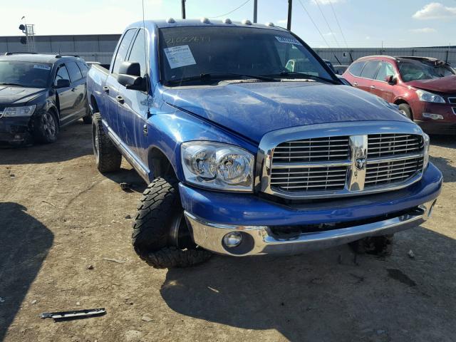 3D7KS28C47G750641 - 2007 DODGE RAM 2500 S BLUE photo 1