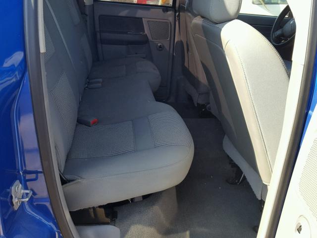 3D7KS28C47G750641 - 2007 DODGE RAM 2500 S BLUE photo 6