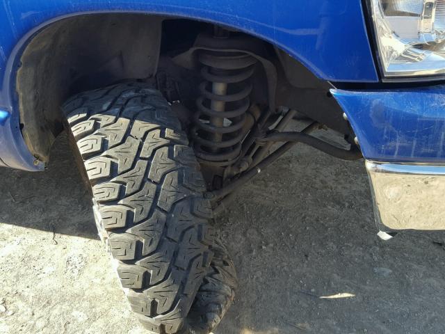 3D7KS28C47G750641 - 2007 DODGE RAM 2500 S BLUE photo 9