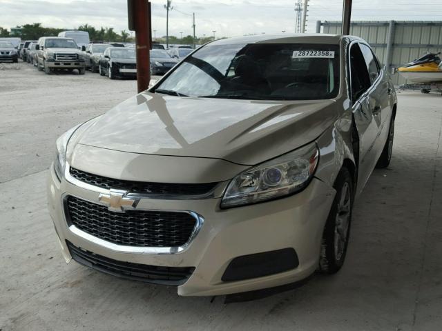 1G11C5SL5EF268247 - 2014 CHEVROLET MALIBU 1LT GOLD photo 2