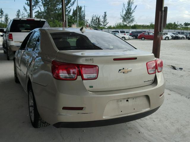1G11C5SL5EF268247 - 2014 CHEVROLET MALIBU 1LT GOLD photo 3