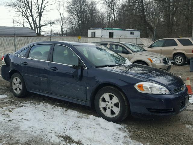 2G1WT57N391288493 - 2009 CHEVROLET IMPALA 1LT BLUE photo 1