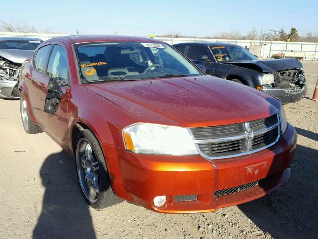 1B3LC56R28N111432 - 2008 DODGE AVENGER SX ORANGE photo 1