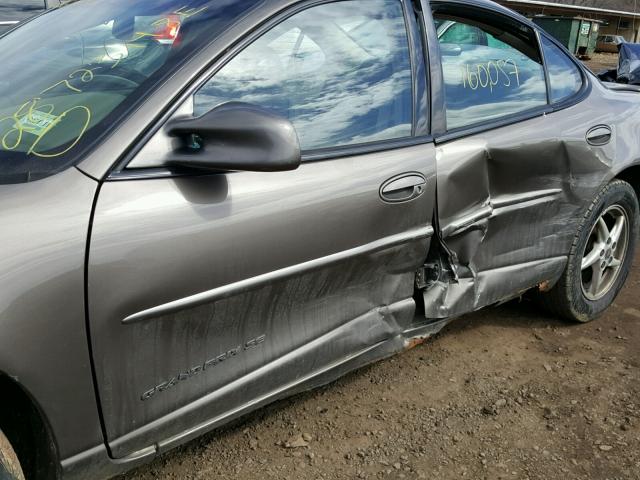 1G2WK52JX3F111121 - 2003 PONTIAC GRAND PRIX GRAY photo 9