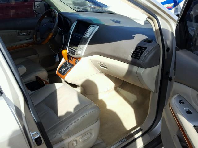 JTJHK31U082850403 - 2008 LEXUS RX 350 SILVER photo 5