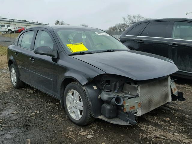 1G1AL54FX57537490 - 2005 CHEVROLET COBALT LS BLACK photo 1