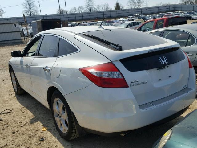 5J6TF2H5XAL003294 - 2010 HONDA ACCORD CRO WHITE photo 3