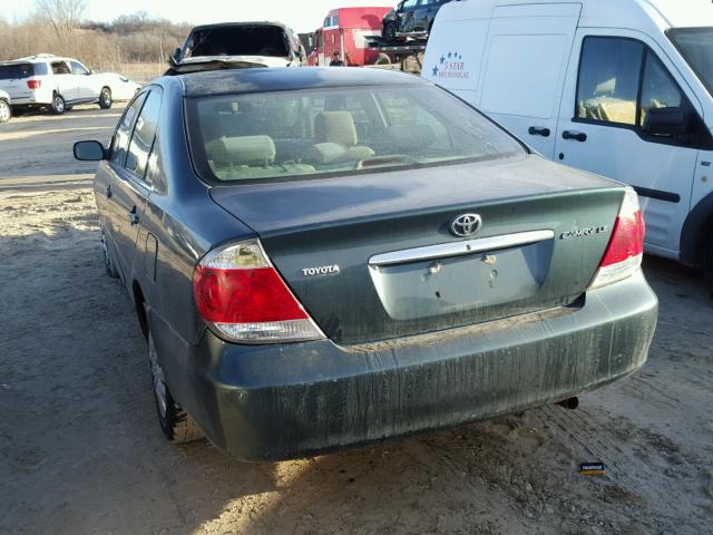 4T1BE32K76U125942 - 2006 TOYOTA CAMRY LE GREEN photo 3