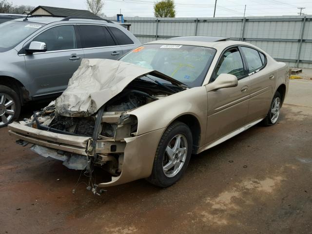 2G2WS522641202825 - 2004 PONTIAC GRAND PRIX GOLD photo 2