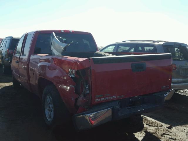 1GTSKVE38AZ107670 - 2010 GMC SIERRA K15 RED photo 3