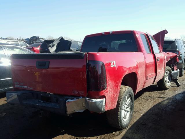 1GTSKVE38AZ107670 - 2010 GMC SIERRA K15 RED photo 4