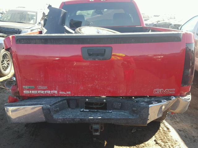 1GTSKVE38AZ107670 - 2010 GMC SIERRA K15 RED photo 9