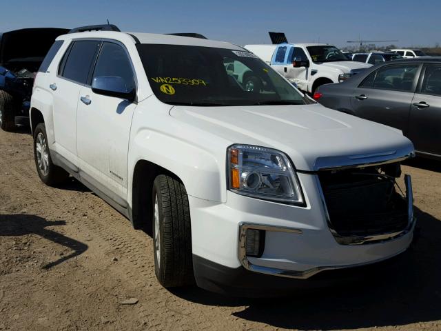 2GKFLTEK6G6253309 - 2016 GMC TERRAIN SL WHITE photo 1