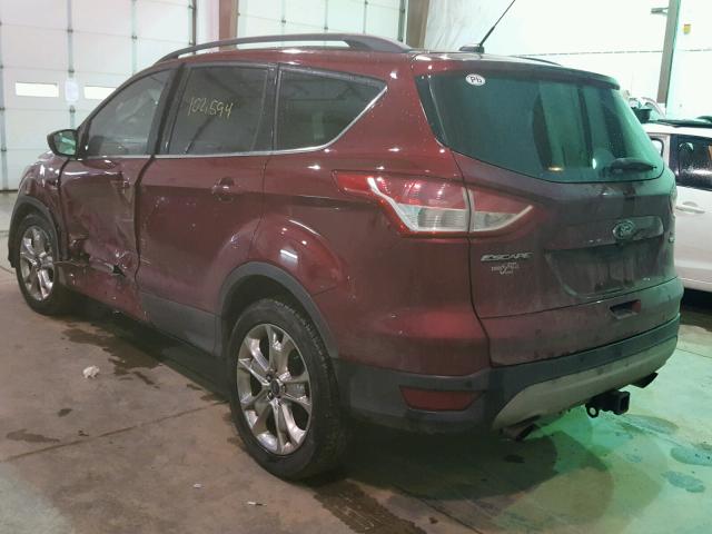 1FMCU9GX3EUD94632 - 2014 FORD ESCAPE SE RED photo 3