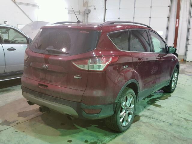 1FMCU9GX3EUD94632 - 2014 FORD ESCAPE SE RED photo 4