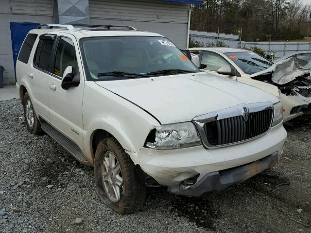 5LMEU88H33ZJ15672 - 2003 LINCOLN AVIATOR 白色 照片 1