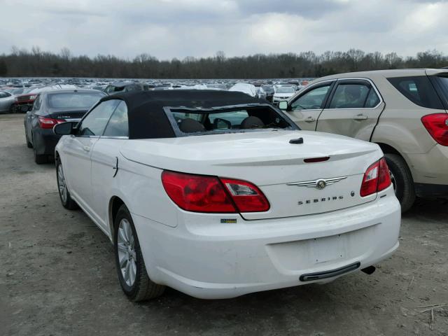 1C3BC5ED6AN219336 - 2010 CHRYSLER SEBRING TO WHITE photo 3