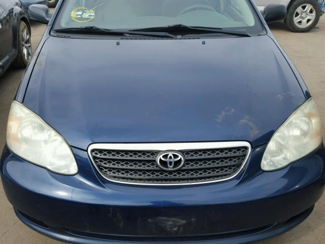 2T1BR32E35C461604 - 2005 TOYOTA COROLLA CE BLUE photo 9