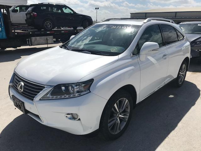 2T2ZK1BAXFC162418 - 2015 LEXUS RX 350 WHITE photo 2