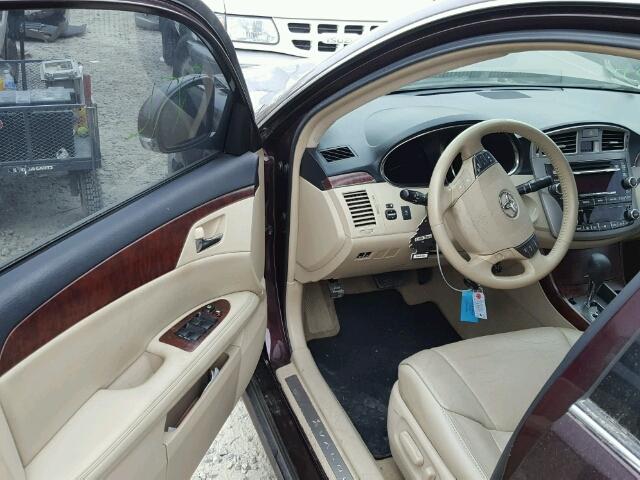 4T1BK3DBXBU384215 - 2011 TOYOTA AVALON BAS PURPLE photo 9