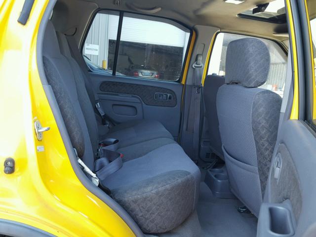 5N1ED28Y71C572274 - 2001 NISSAN XTERRA XE YELLOW photo 6