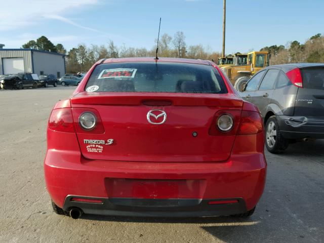 JM1BK32F061438218 - 2006 MAZDA 3 I RED photo 9