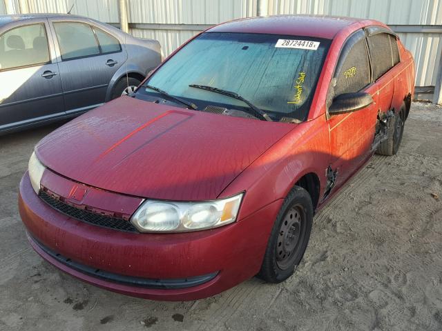 1G8AJ52F44Z175590 - 2004 SATURN ION LEVEL BURGUNDY photo 2