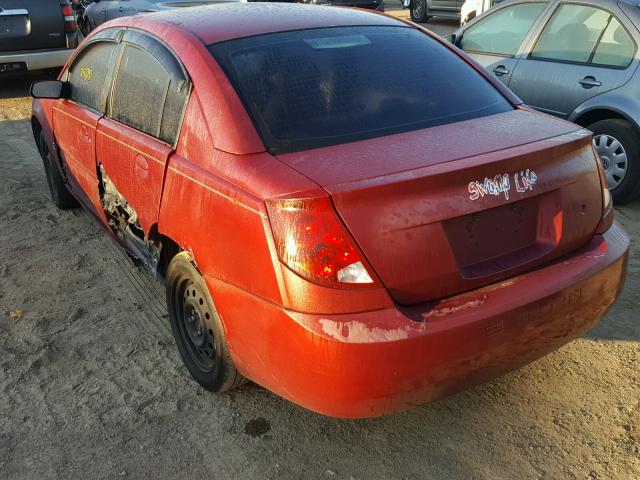 1G8AJ52F44Z175590 - 2004 SATURN ION LEVEL BURGUNDY photo 3