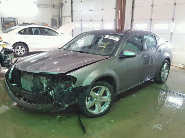 1C3CDZEG4CN329856 - 2012 DODGE AVENGER SX GRAY photo 2