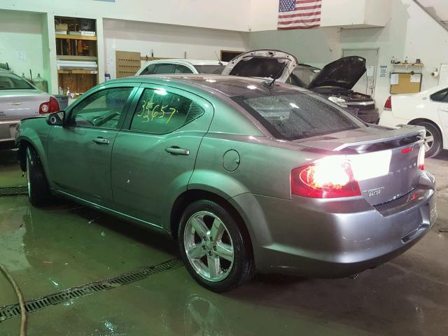 1C3CDZEG4CN329856 - 2012 DODGE AVENGER SX GRAY photo 3