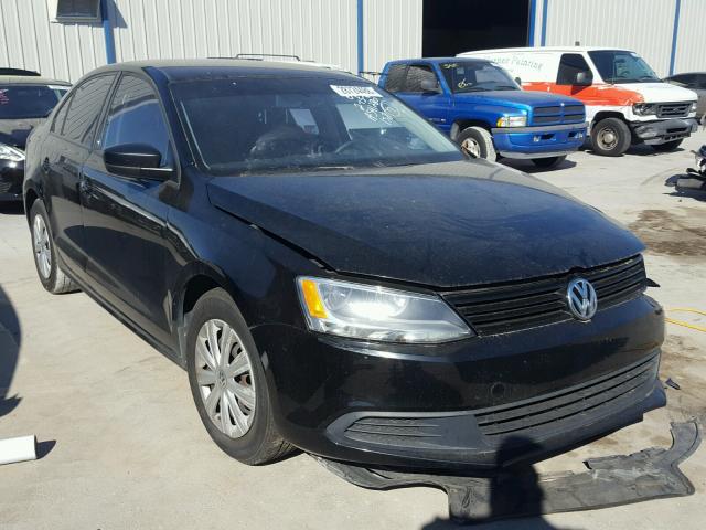 3VW1K7AJ0CM426588 - 2012 VOLKSWAGEN JETTA BASE 黑色 照片 1