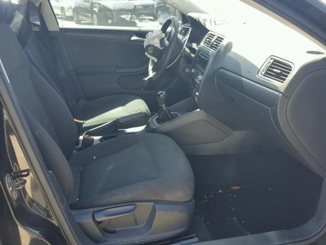 3VW1K7AJ0CM426588 - 2012 VOLKSWAGEN JETTA BASE 黑色 照片 5