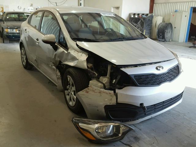 KNADM4A38F6507107 - 2015 KIA RIO LX SILVER photo 1