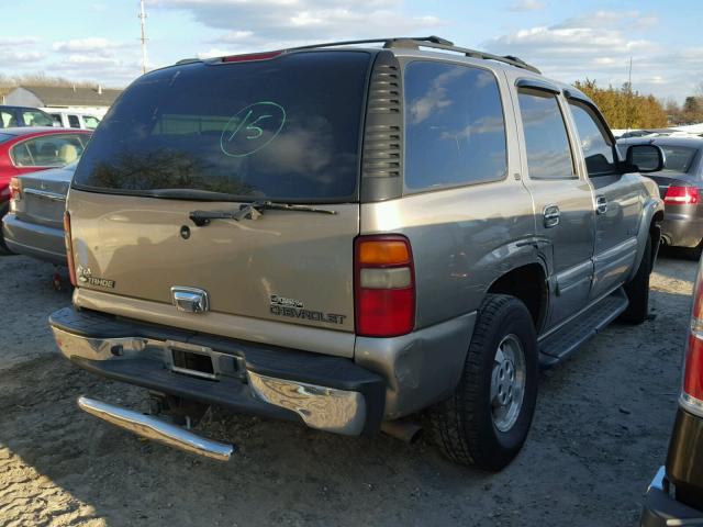 1GNEK13Z02R286440 - 2002 CHEVROLET TAHOE K150 BEIGE photo 4