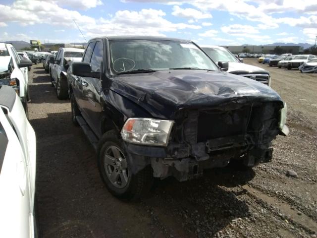 1D7RV1GP3BS616077 - 2011 DODGE RAM 1500 BLACK photo 1