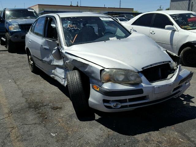 KMHDN56D76U179340 - 2006 HYUNDAI ELANTRA GL SILVER photo 1