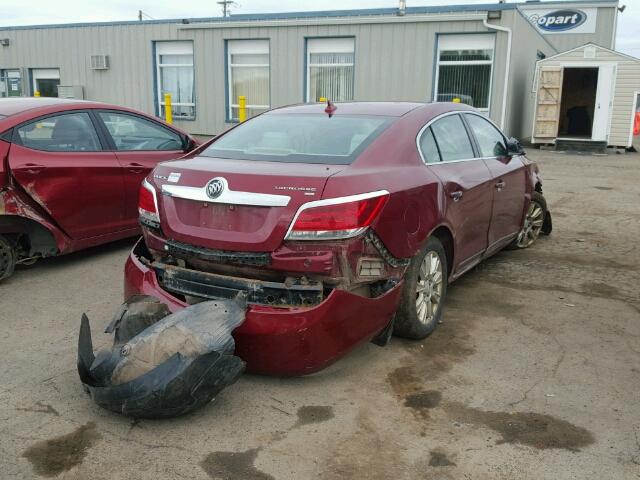 1G4GK5EG8AF185758 - 2010 BUICK ALLURE/LAC RED photo 4