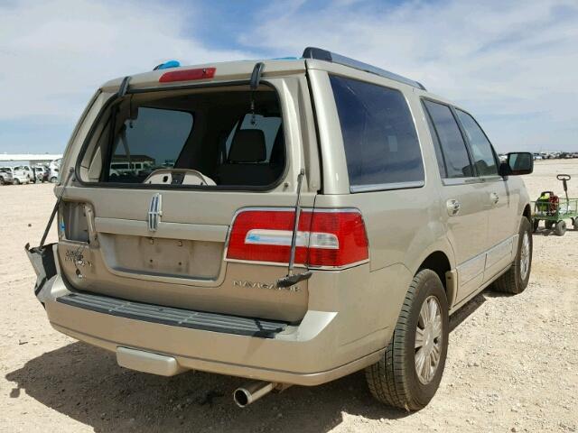 5LMFU27508LJ11047 - 2008 LINCOLN NAVIGATOR GOLD photo 4