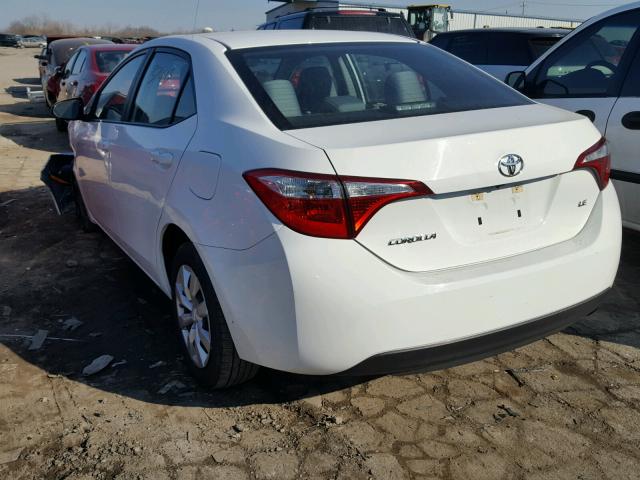 5YFBURHE0GP524167 - 2016 TOYOTA COROLLA L WHITE photo 3