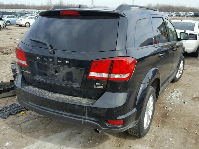 3C4PDCBG9HT589689 - 2017 DODGE JOURNEY SX BLACK photo 4