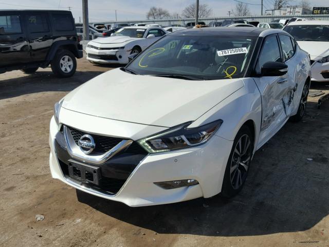 1N4AA6AP8HC432027 - 2017 NISSAN MAXIMA 3.5 WHITE photo 2