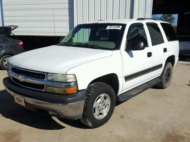 1GNEC13Z44J319082 - 2004 CHEVROLET TAHOE C150 WHITE photo 2