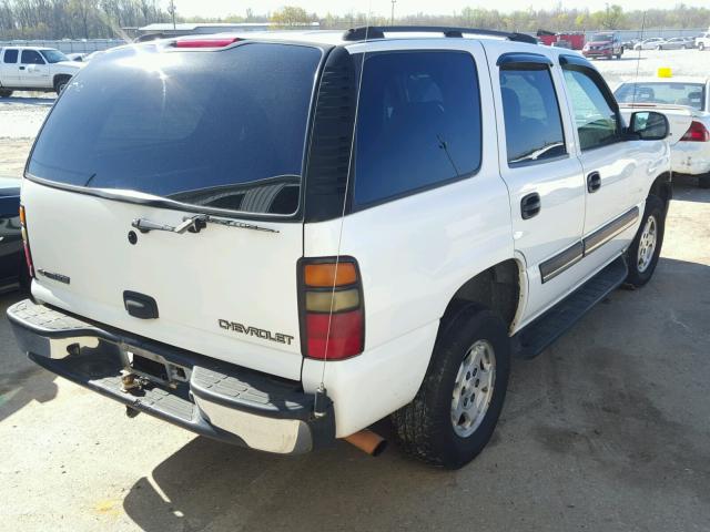 1GNEC13Z44J319082 - 2004 CHEVROLET TAHOE C150 WHITE photo 4