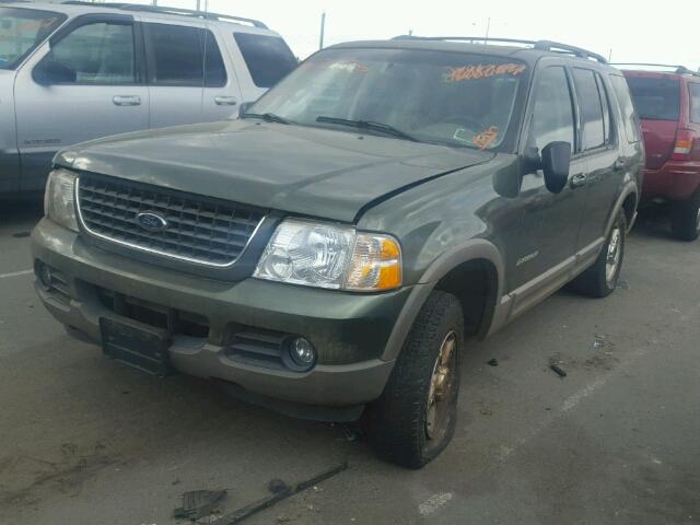 1FMDU73W62ZC00406 - 2002 FORD EXPLORER X GREEN photo 2