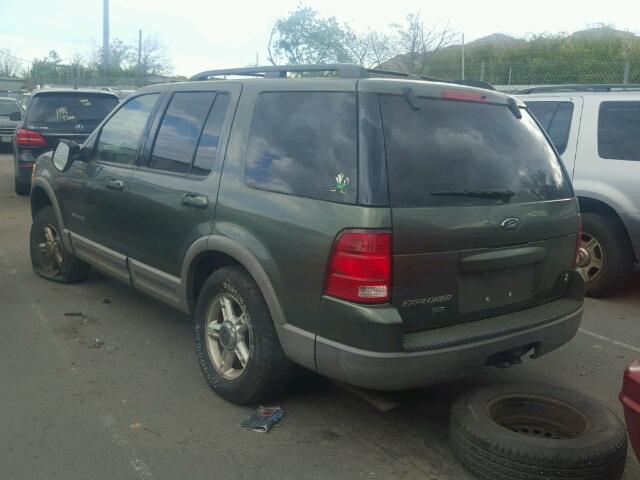 1FMDU73W62ZC00406 - 2002 FORD EXPLORER X GREEN photo 3