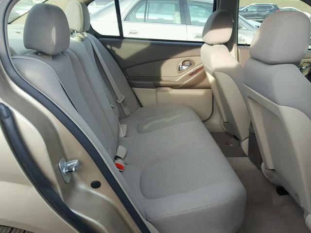 1G1ZS58F87F179587 - 2007 CHEVROLET MALIBU LS ოქროსფერი ფოტო 6