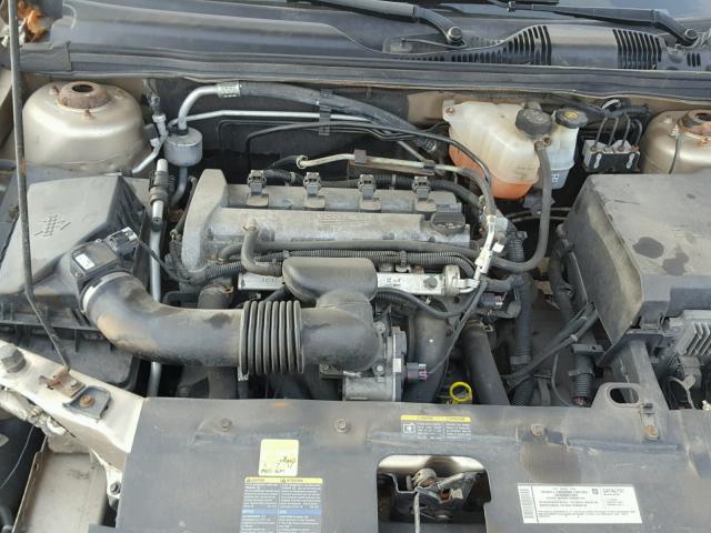 1G1ZS58F87F179587 - 2007 CHEVROLET MALIBU LS ოქროსფერი ფოტო 7