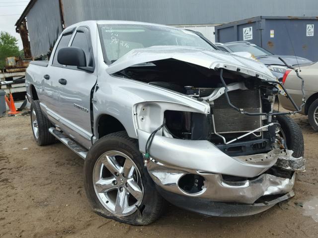 1D7HU182X7S143366 - 2007 DODGE RAM 1500 S SILVER photo 1